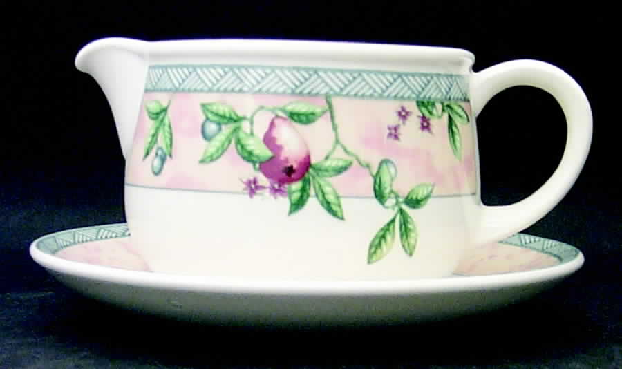 Golden Pears Gravy Boat & Underplate by Johnson Brothers-1