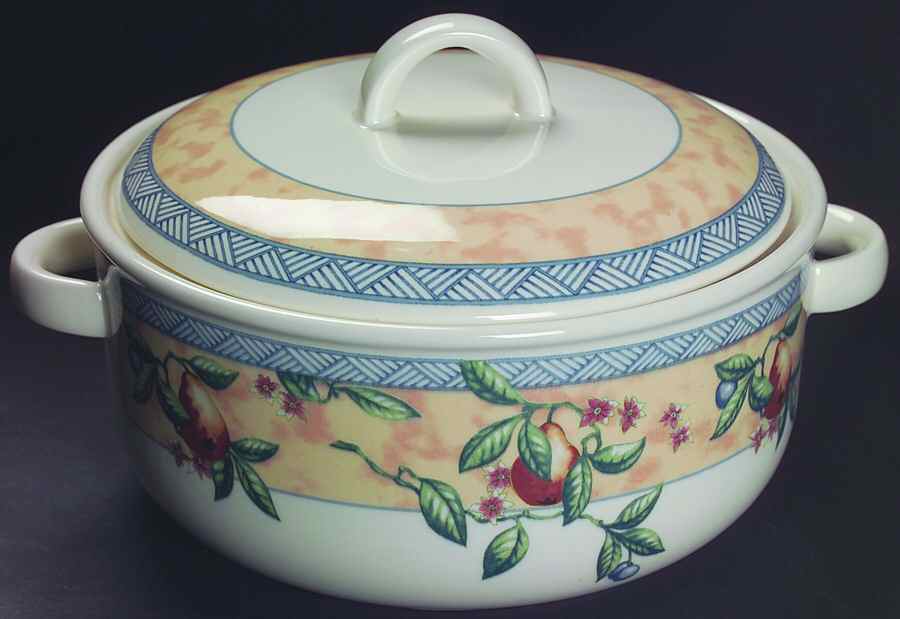 Golden Pears Round Covered Vegetable by Johnson Brothers-1