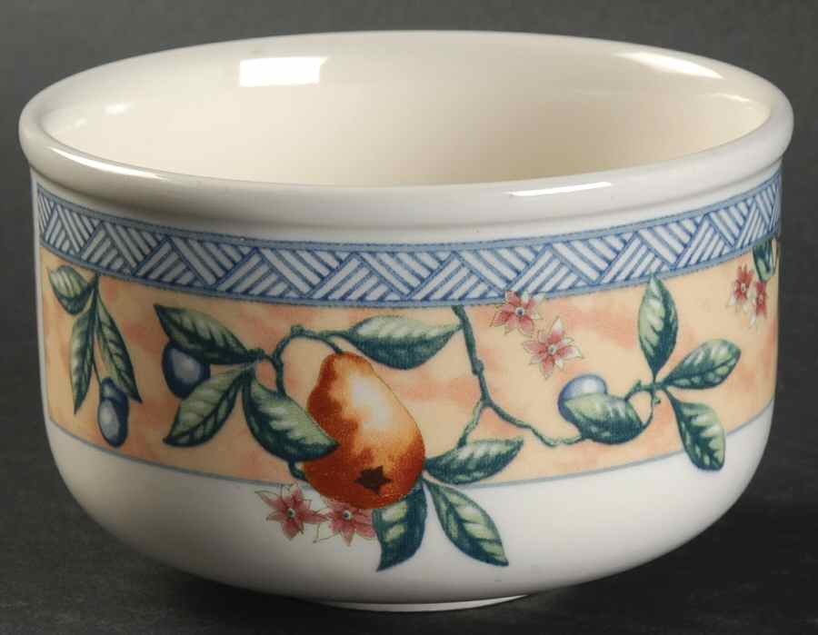 Golden Pears Open Sugar Bowl by Johnson Brothers-1