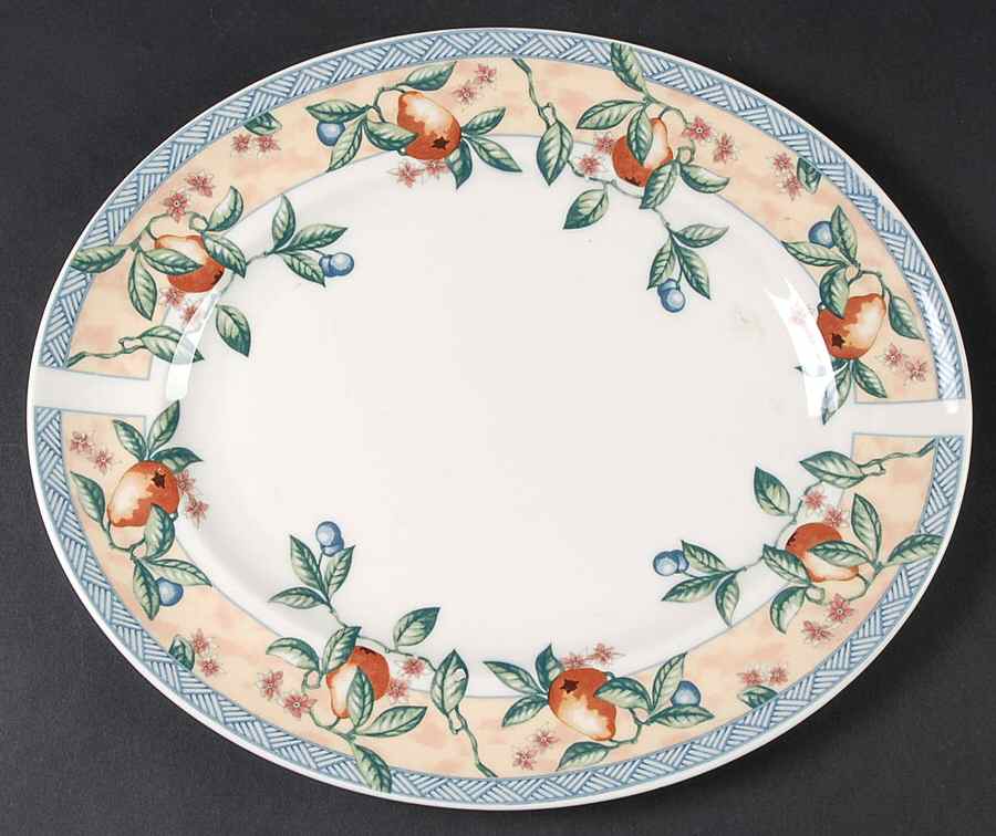 Golden Pears 12" Oval Serving Platter by Johnson Brothers-1
