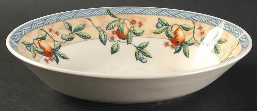 Golden Pears 9" Oval Vegetable Bowl by Johnson Brothers-1