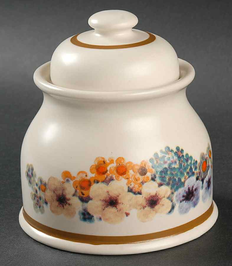 Gossamer Sugar Bowl & Lid by Johnson Brothers-1