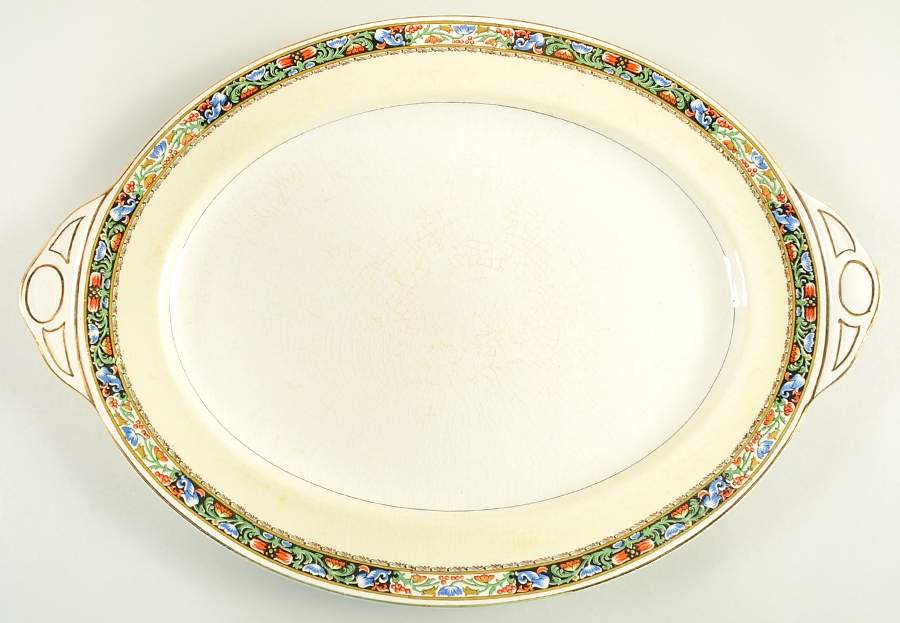 Granada 16" Oval Serving Platter by Johnson Brothers-1
