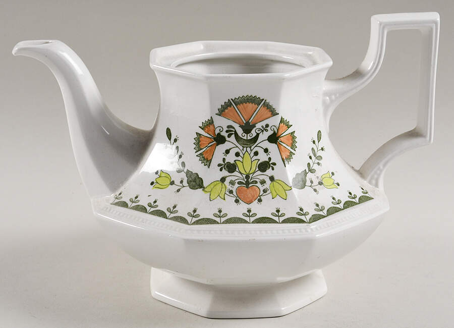 Greenfield Teapot No Lid by Johnson Brothers-1