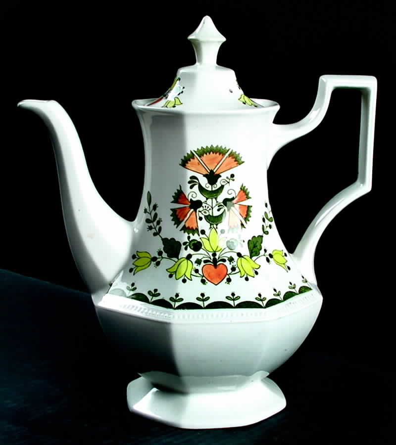 Greenfield Coffee Pot & Lid by Johnson Brothers-1