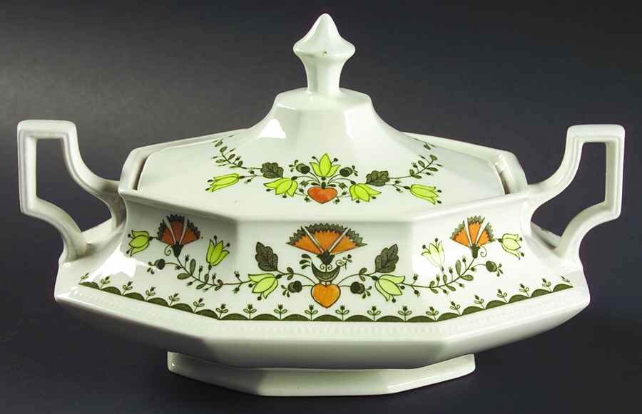 Greenfield Oval Covered Vegetable by Johnson Brothers-1
