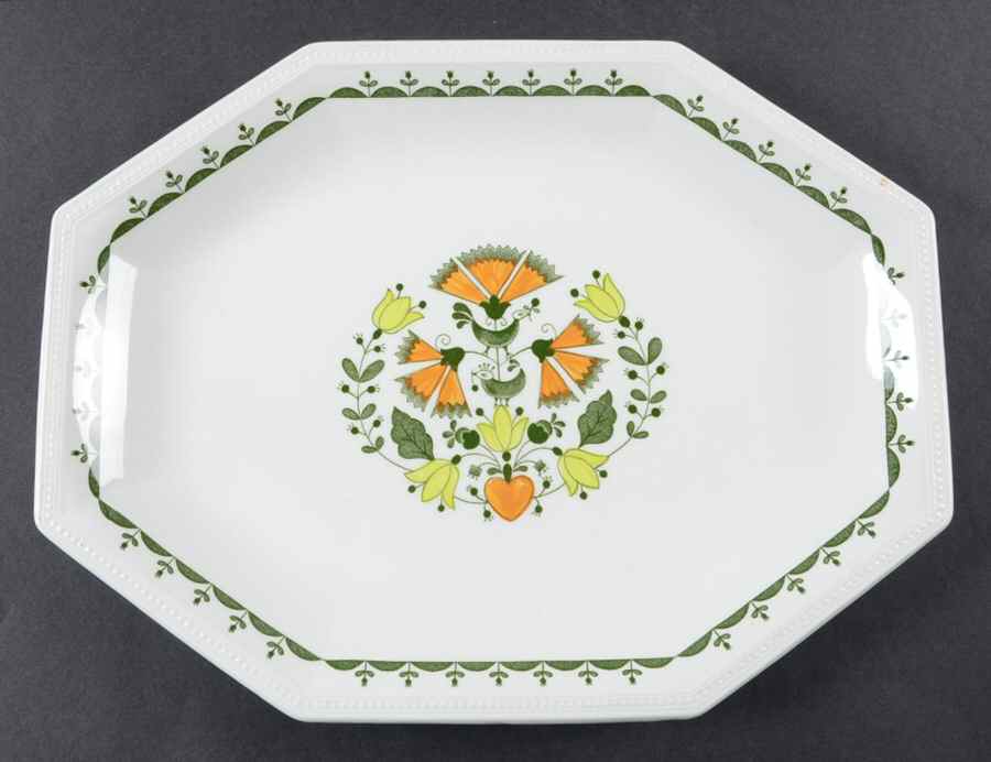 Greenfield 12" Oval Serving Platter by Johnson Brothers-1