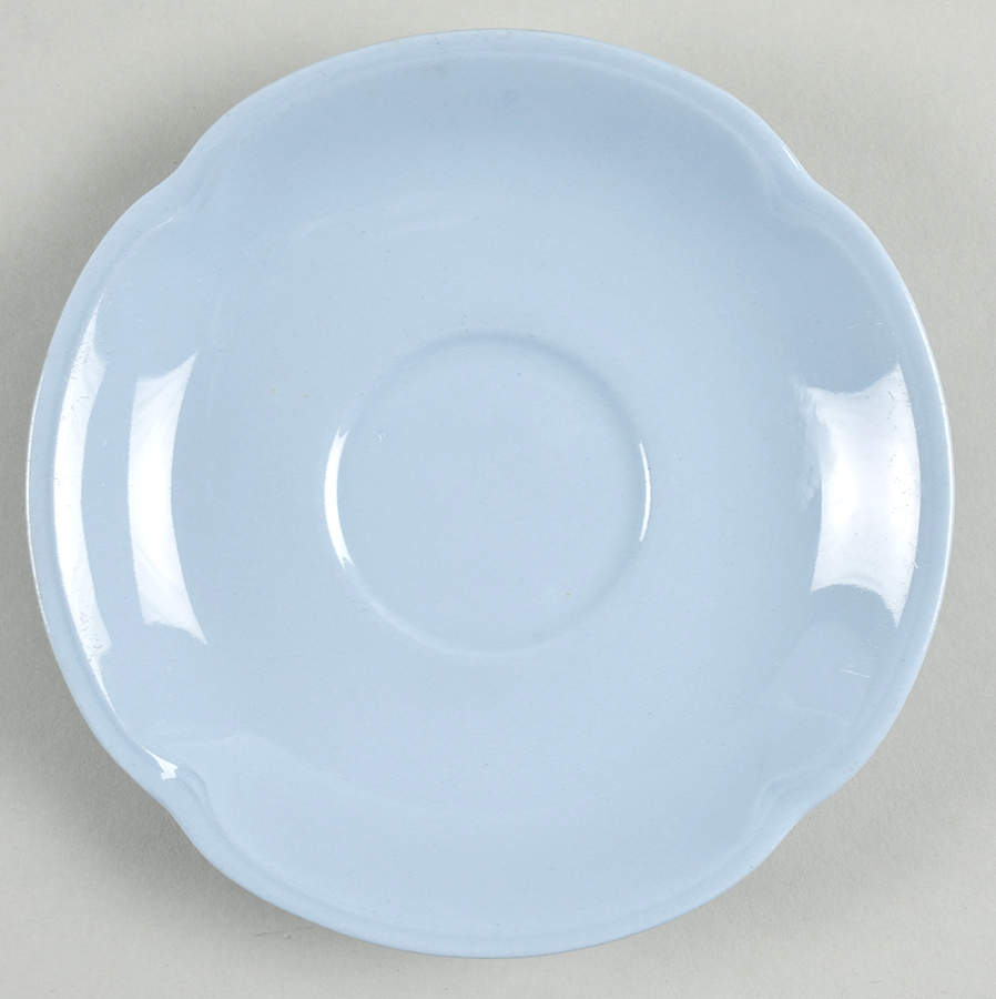 Greydawn Blue Saucer for Flat Cup by Johnson Brothers-1