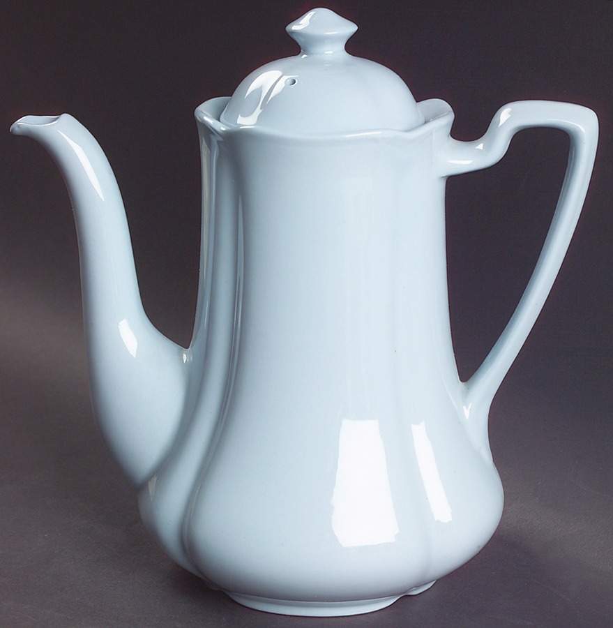 Greydawn Blue Coffee Pot & Lid by Johnson Brothers-1