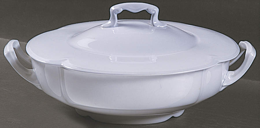 Greydawn Blue Oval Covered Vegetable by Johnson Brothers-1