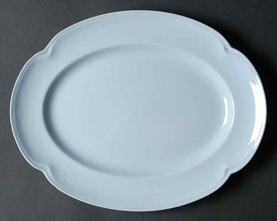 Greydawn Blue 10" Oval Serving Platter by Johnson Brothers-1
