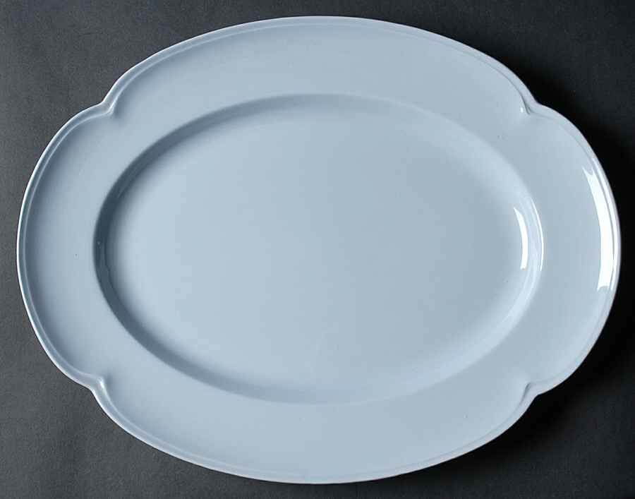 Greydawn Blue 14" Oval Serving Platter by Johnson Brothers-1