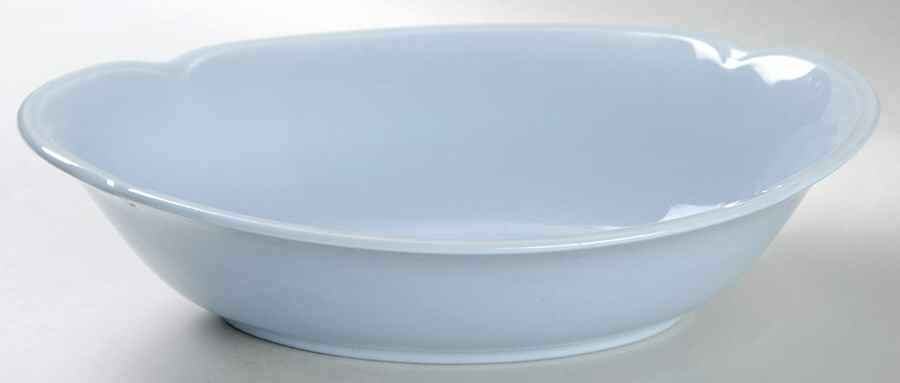 Greydawn Blue 7" Oval Vegetable Bowl by Johnson Brothers-1