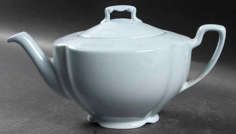 Greydawn Blue Teapot & Lid by Johnson Brothers-1