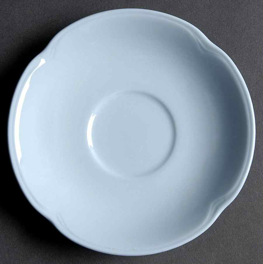 Greydawn Blue Saucer for Flat Cup by Johnson Brothers-1