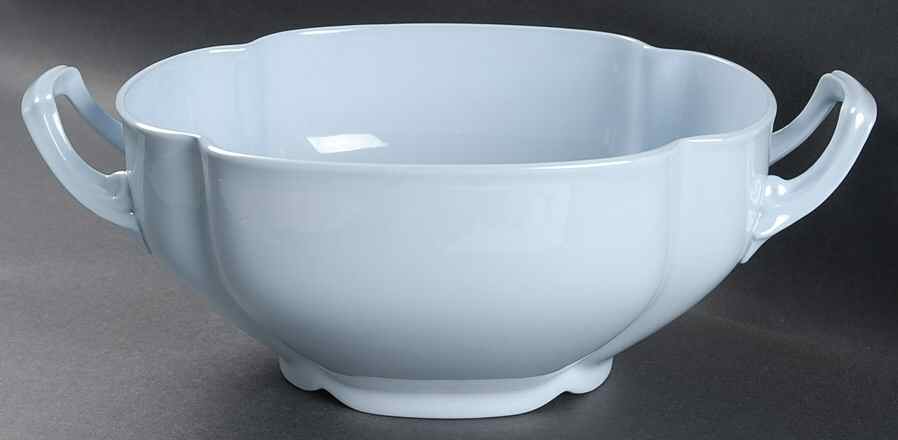 Greydawn Blue Oval Tureen No Lid by Johnson Brothers-1