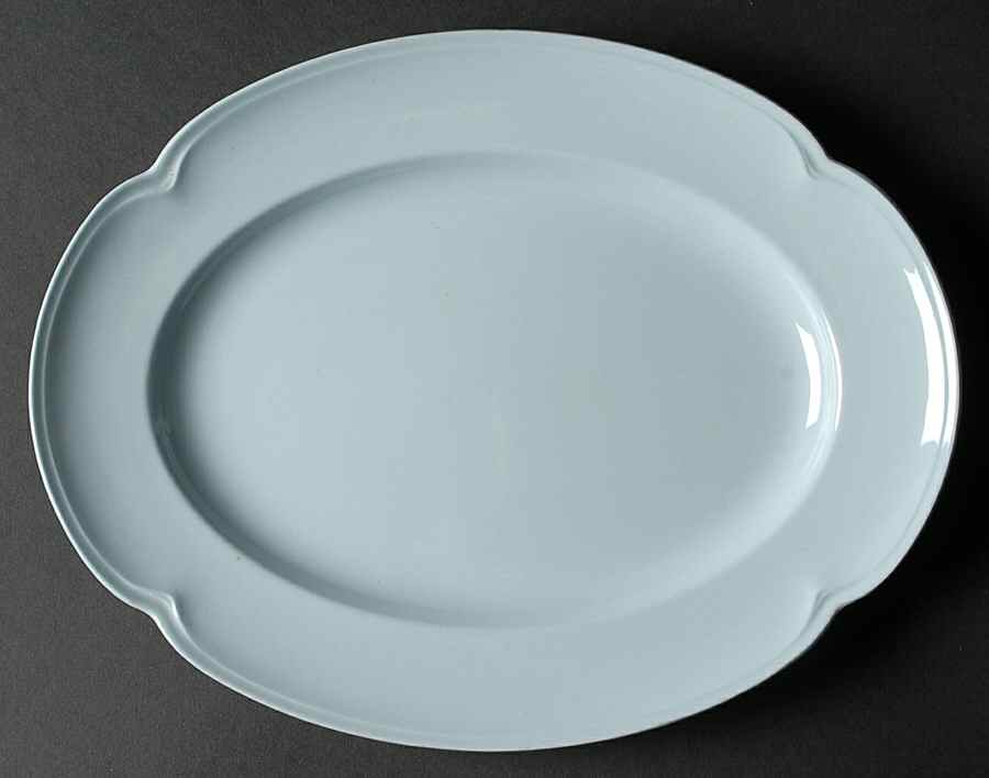Greydawn Blue 11" Oval Serving Platter by Johnson Brothers-1