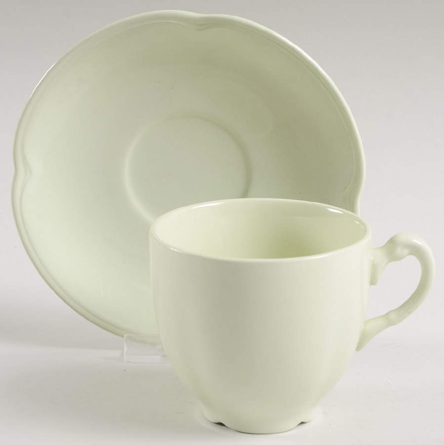 Greendawn Oversized Cup & Saucer Set by Johnson Brothers-1