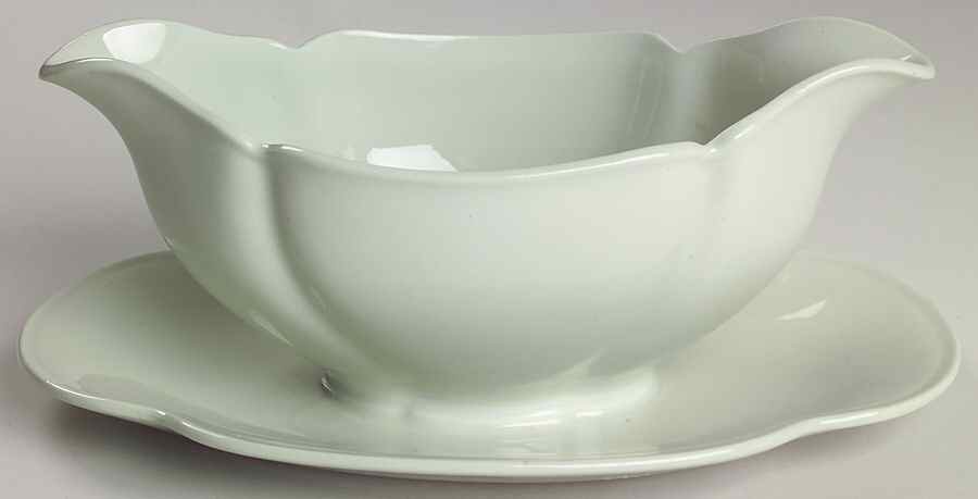 Greendawn Gravy Boat with Attached Underplate by Johnson Brothers-1