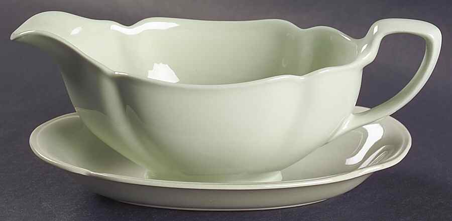 Greendawn Gravy Boat & Underplate by Johnson Brothers-1