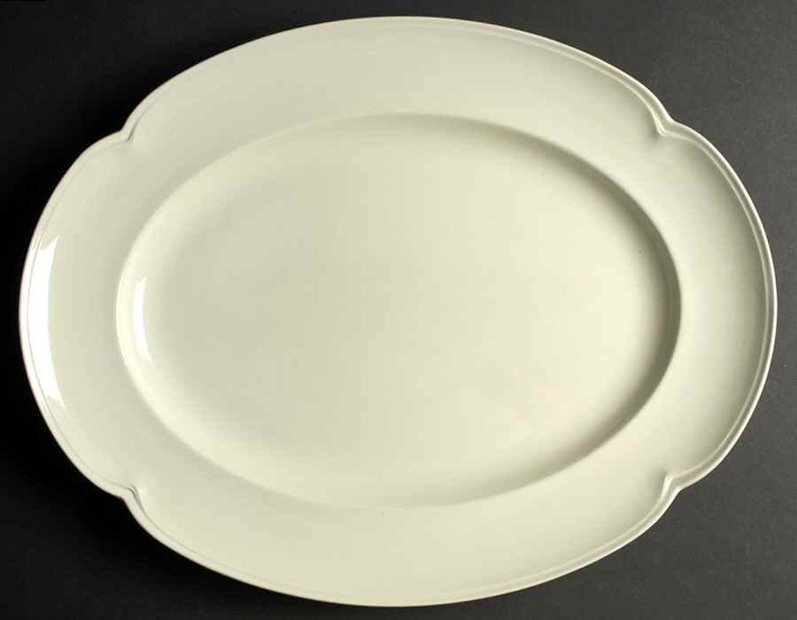 Greendawn 17" Oval Serving Platter by Johnson Brothers-1