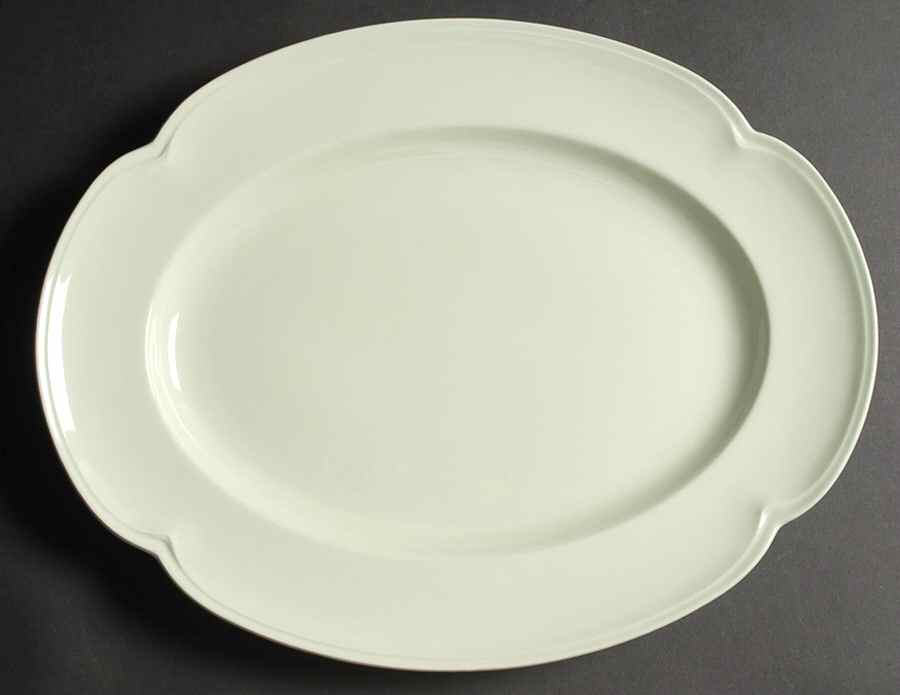 Greendawn 14" Oval Serving Platter by Johnson Brothers-1