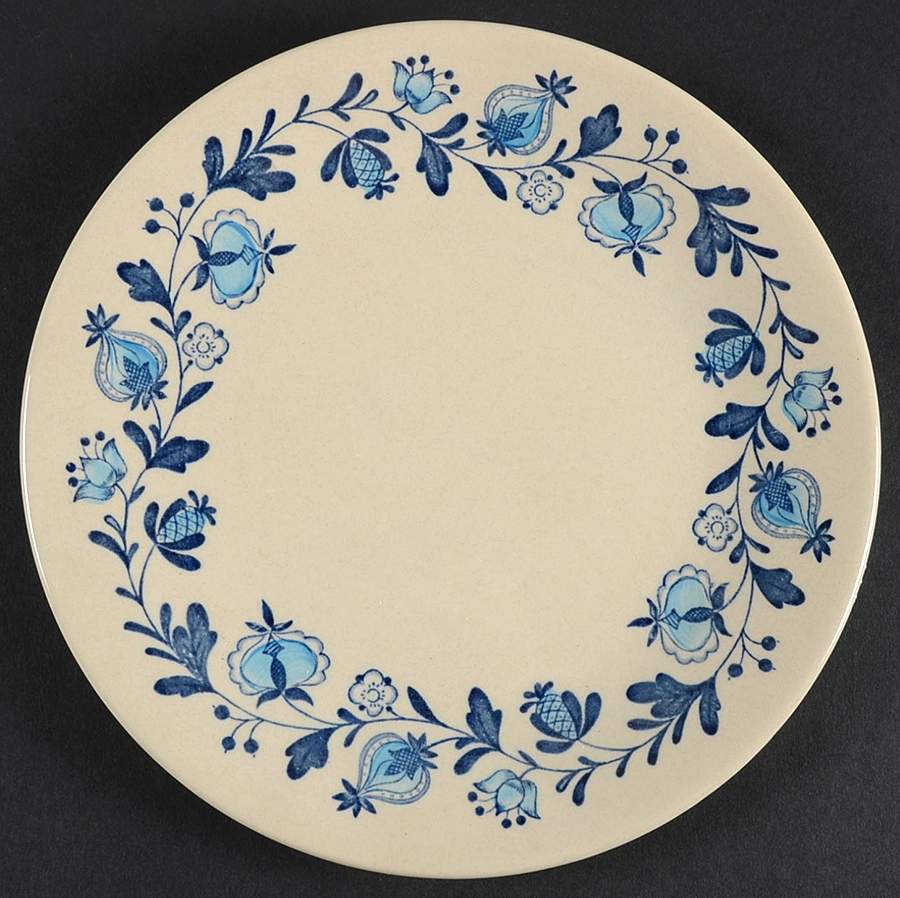 Gretchen Blue Salad Plate by Johnson Brothers-1