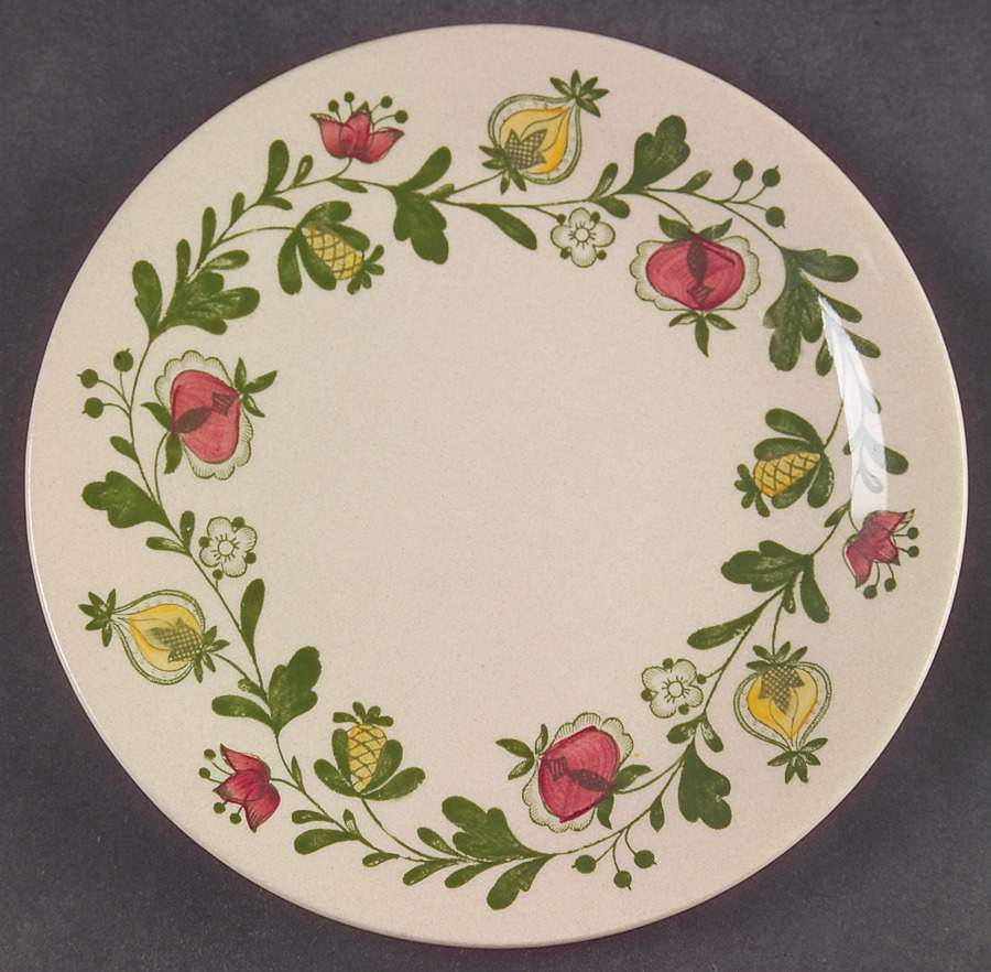 Gretchen Green Bread & Butter Plate by Johnson Brothers-1