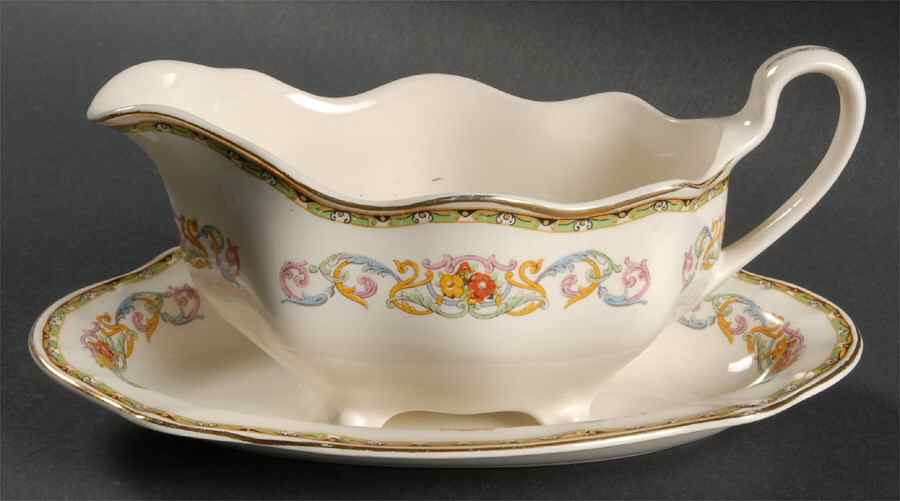 Guernsey Gravy Boat & Underplate by Johnson Brothers-1