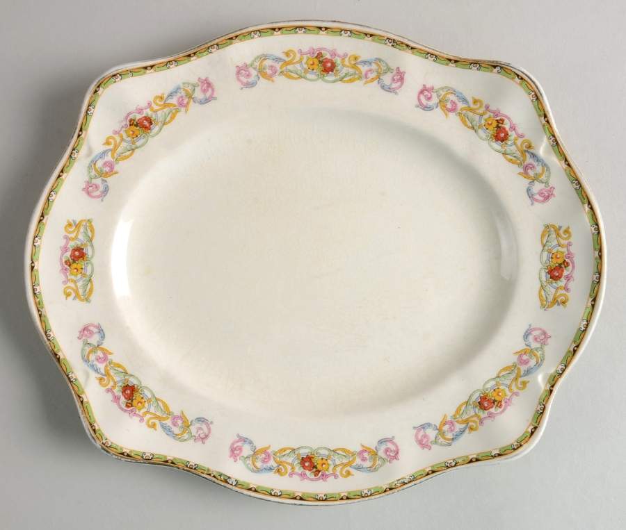 Guernsey 10" Oval Serving Platter by Johnson Brothers-1