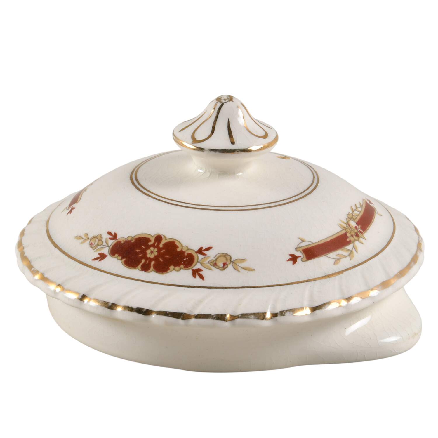 Guildford Maroon Lid for Teapot by Johnson Brothers-1