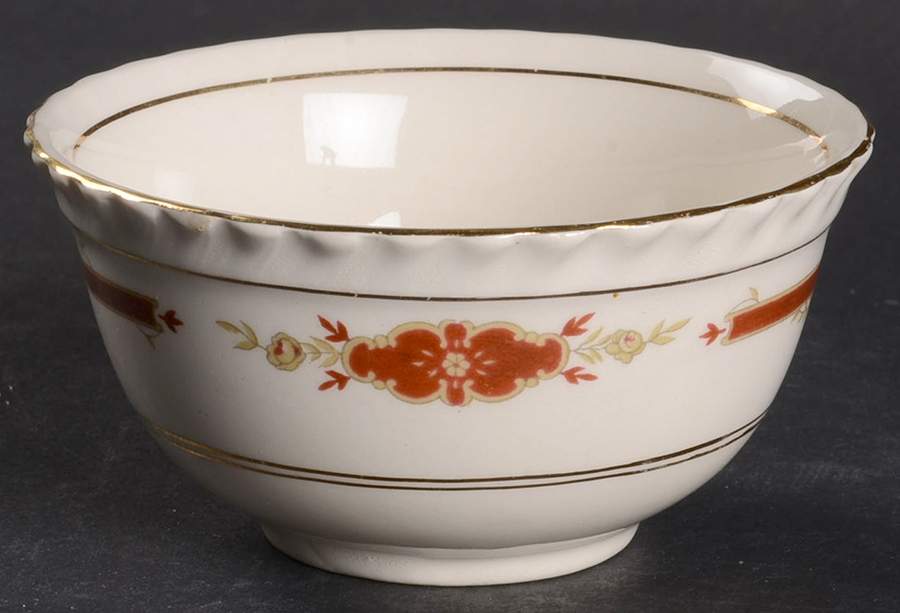 Guildford Maroon Mini Open Sugar Bowl by Johnson Brothers-1