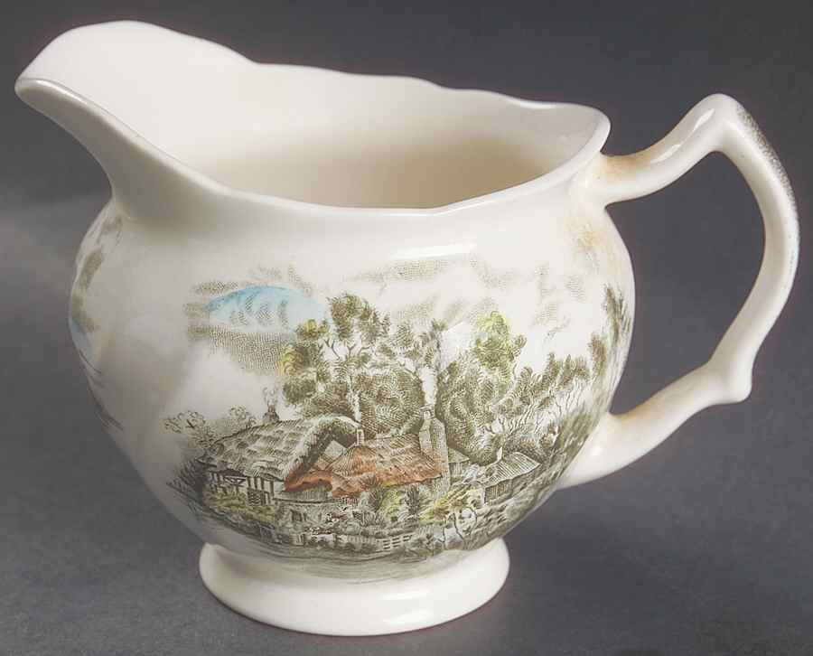 Happy England Green Multicolor Creamer by Johnson Brothers-1