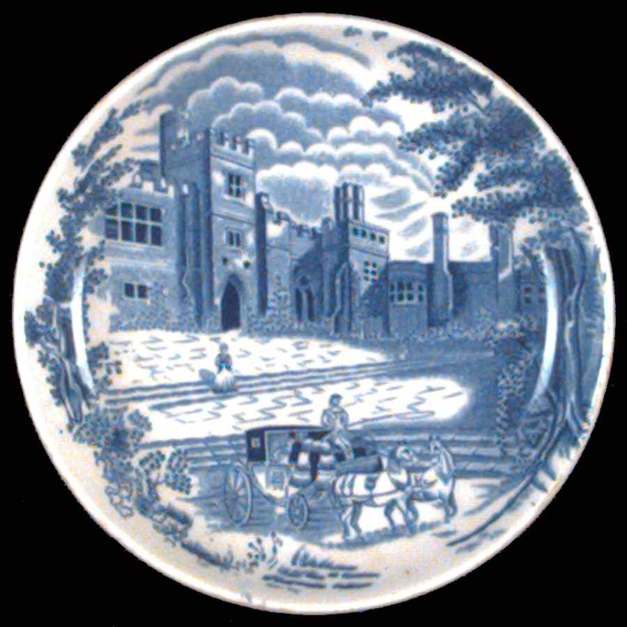 Haddon Hall Blue Coaster by Johnson Brothers-1