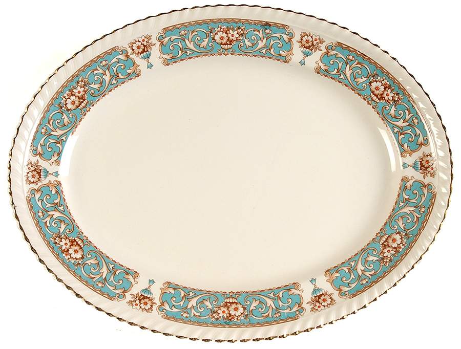 Hampton 11" Oval Serving Platter by Johnson Brothers-1