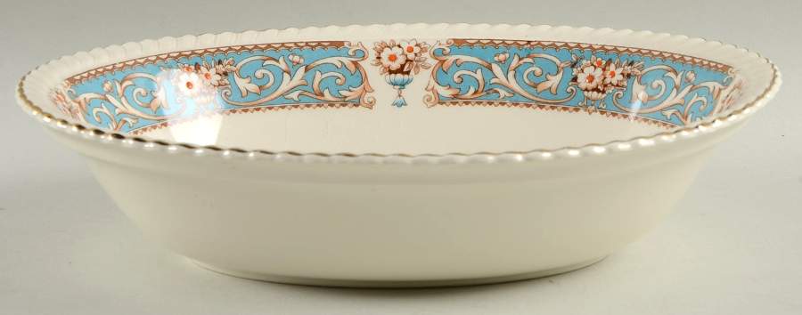 Hampton 9" Oval Vegetable Bowl by Johnson Brothers-1