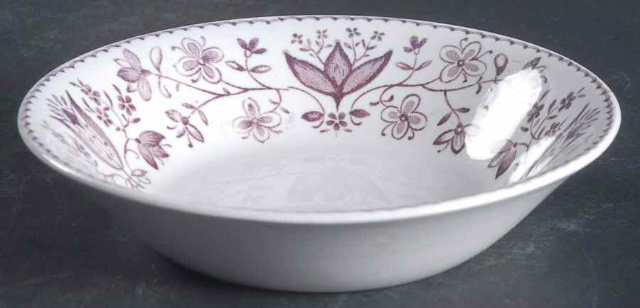 Harwood Mulberry Fruit/Dessert (Sauce) Bowl by Johnson Brothers-1