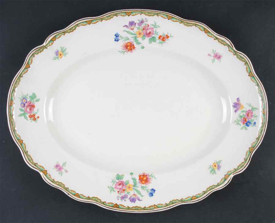 Hanford 16" Oval Serving Platter by Johnson Brothers-1