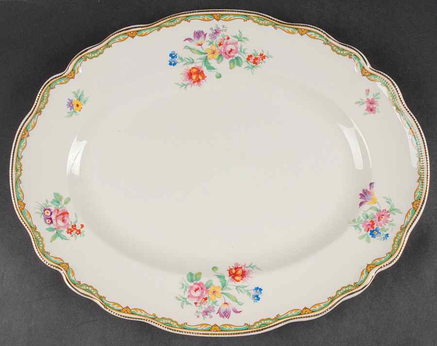 Hanford 14" Oval Serving Platter by Johnson Brothers-1
