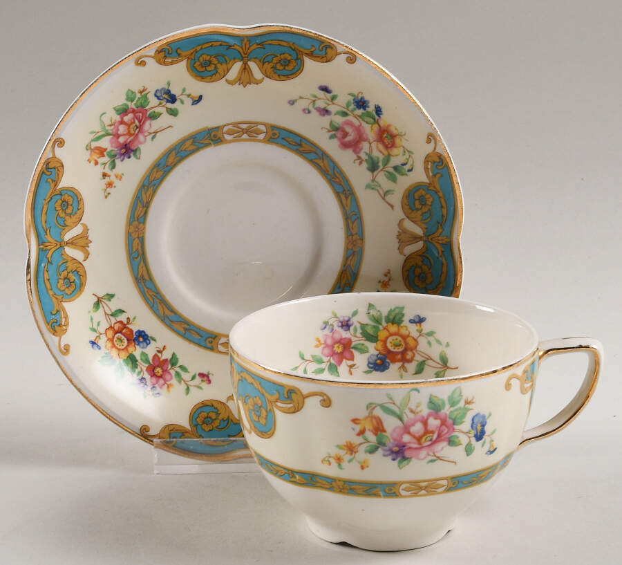 Harcourt Flat Cup & Saucer Set by Johnson Brothers-1