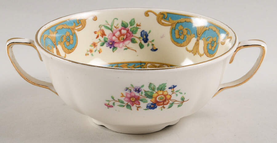 Harcourt Footed Cream Soup Bowl by Johnson Brothers-1
