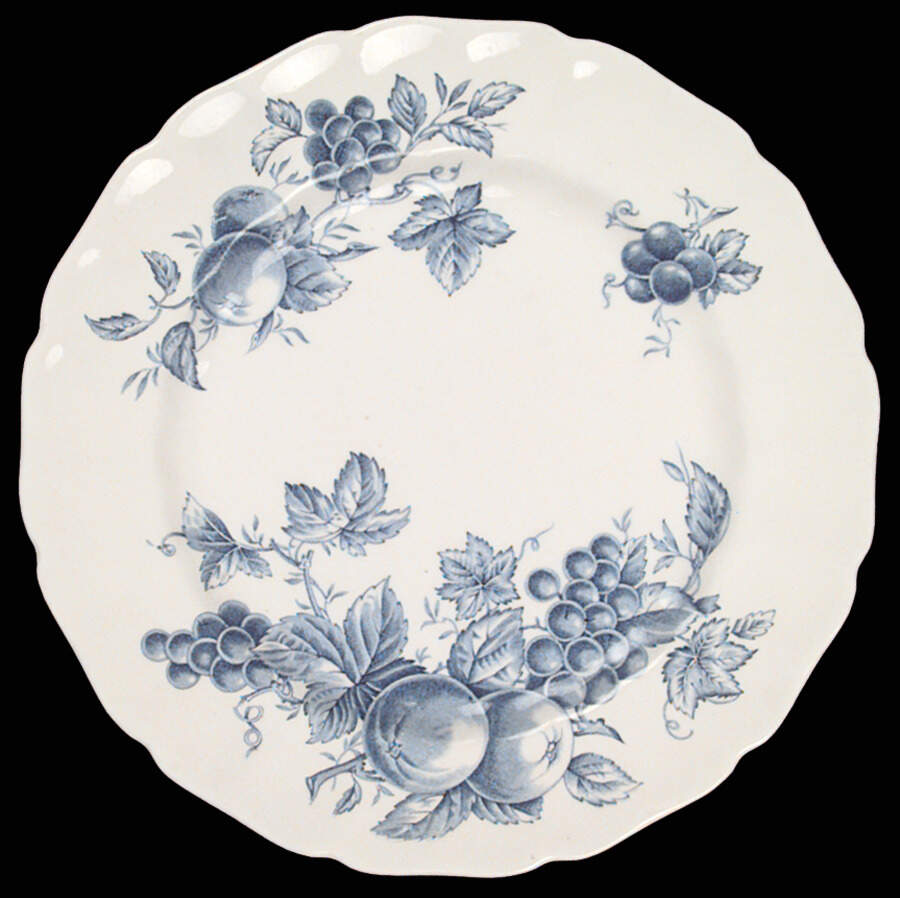 Harvest Time Blue Dinner Plate by Johnson Brothers-1