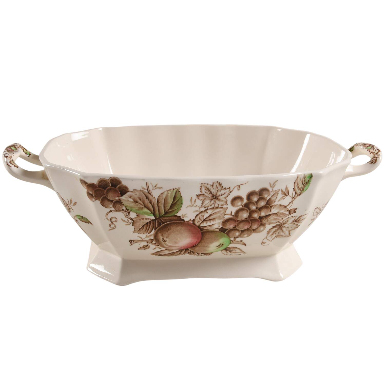 Harvest Time Brown Multicolor Rectangular Tureen No Lid by Johnson Brothers-1