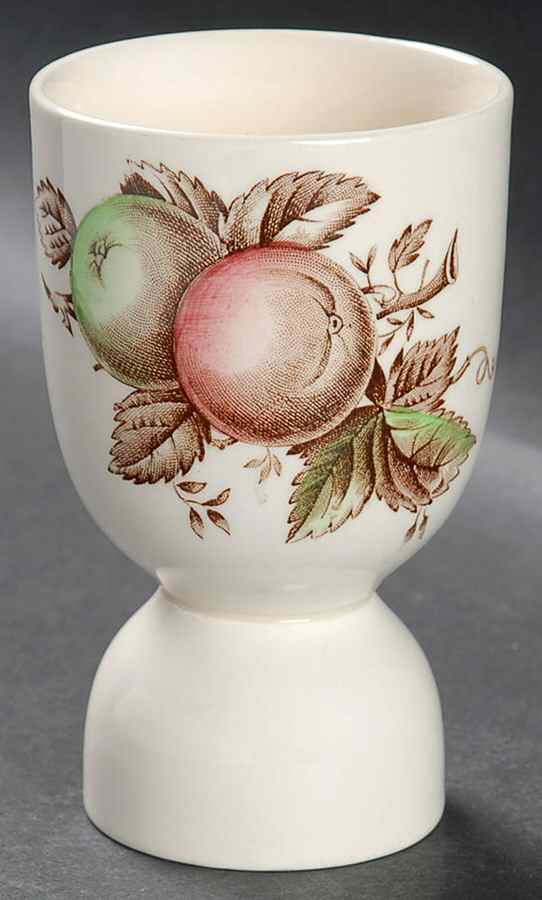 Harvest Time Brown Multicolor Double Egg Cup by Johnson Brothers-1
