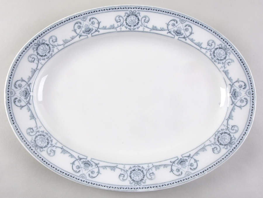 Haverhill No Gold 16" Oval Serving Platter by Johnson Brothers-1