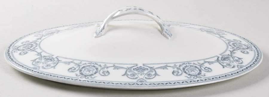 Haverhill No Gold Lid for Oval Vegetable by Johnson Brothers-1