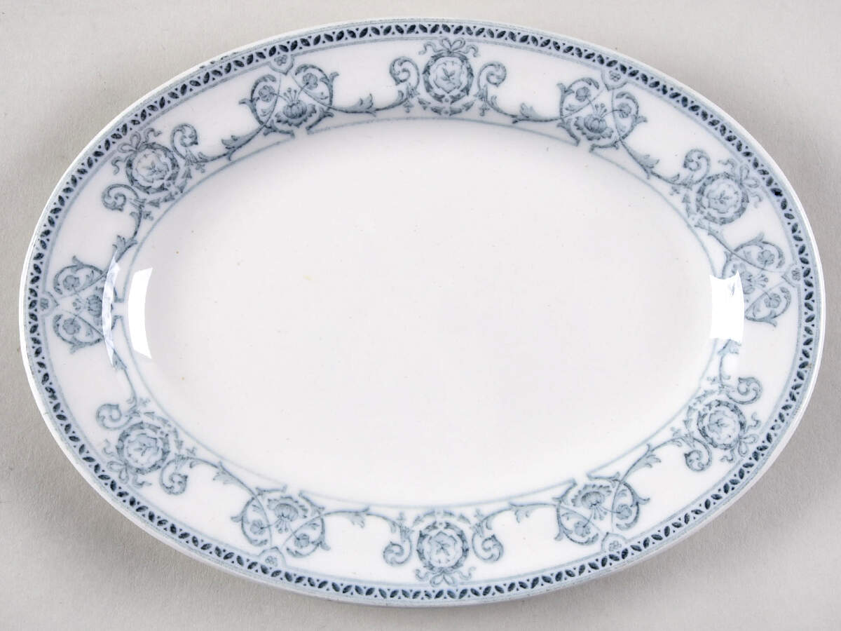 Haverhill No Gold Relish/Gravy Underplate by Johnson Brothers-1