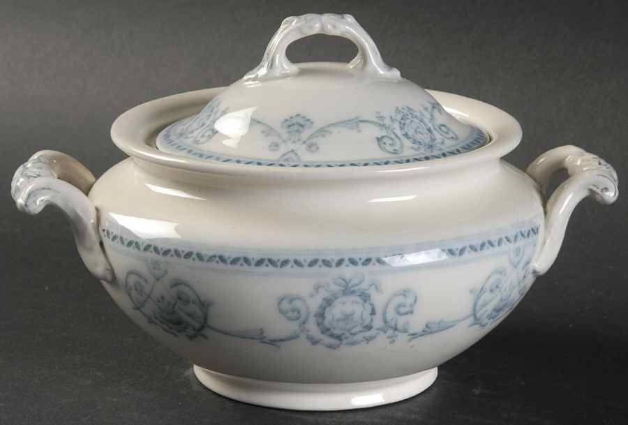 Haverhill No Gold Sugar Bowl & Lid by Johnson Brothers-1