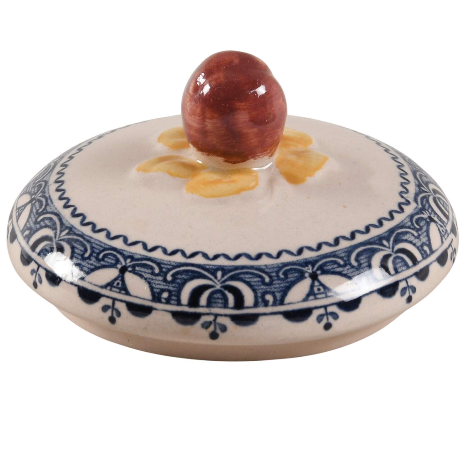 Hearts & Flowers Smooth Lid for Sugar Bowl by Johnson Brothers-1