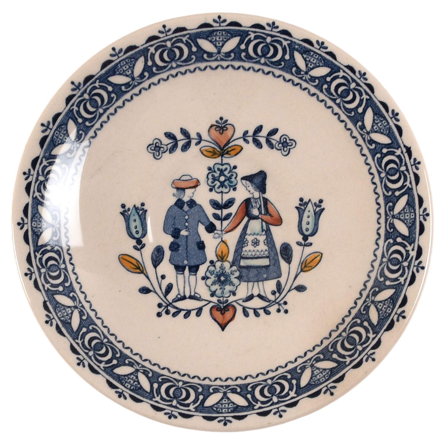 Hearts & Flowers Smooth Saucer for Flat Cup by Johnson Brothers-1